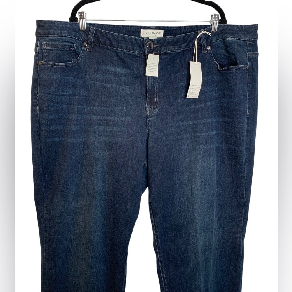 NWT Lane Bryant Signature Fit Straight Jean-Everyday Dark Wash 28L - Picture 7 of 14